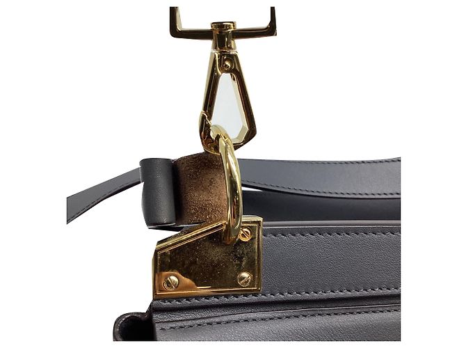 Petit sac Mystic Givenchy en cuir gris - vue 12
