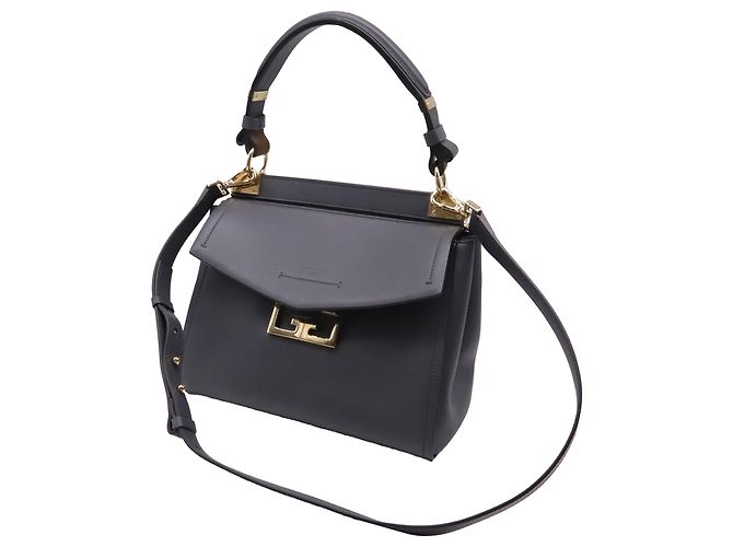 Petit sac Mystic Givenchy en cuir gris - vue 2