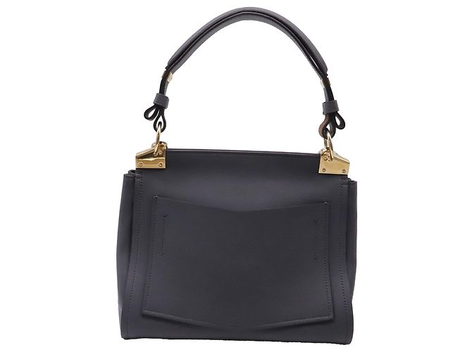 Petit sac Mystic Givenchy en cuir gris - vue 4