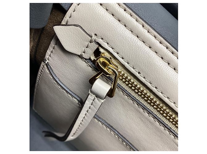 Petit sac Mystic Givenchy en cuir gris - vue 8
