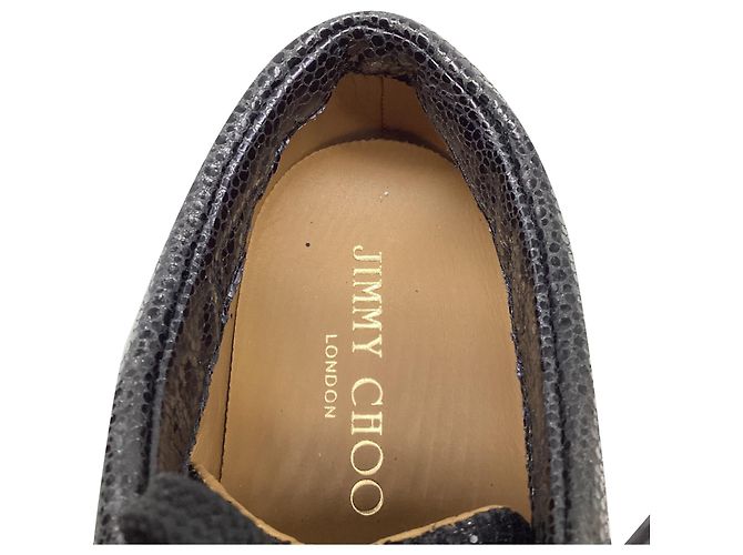 Jimmy Choo Miami Sneaker in schwarzem Glitzer - Ansicht 11