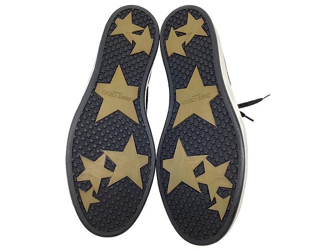 Jimmy Choo Miami Sneaker in schwarzem Glitzer - Ansicht 13