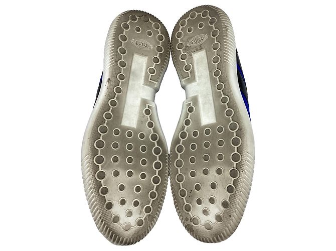 Sneakers Tod's No-Code in poliestere blu - vista 12