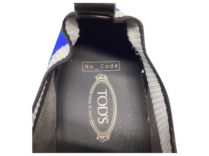 Sneakers Tod's No-Code in poliestere blu - vista 13