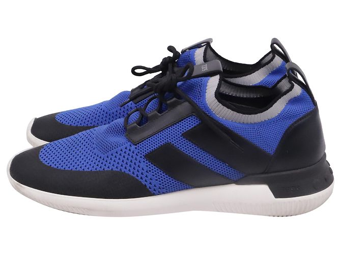 Sneakers Tod's No-Code in poliestere blu - vista 4