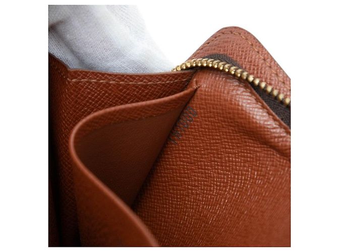 Portafoglio lungo Louis Vuitton Zippy Round Zip Marrone - vista 5