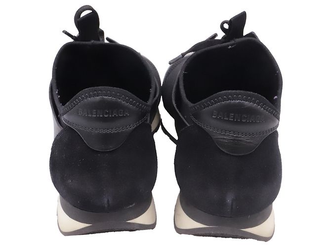Sneakers Balenciaga Race Runner in materiali misti neri Nero - vista 5