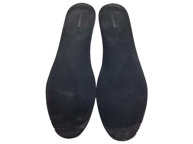 Sneakers Balenciaga Race Runner in materiali misti neri Nero - vista 8