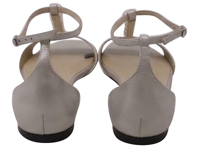 Sandali bassi Jimmy Choo Bella in pelle argento - vista 5
