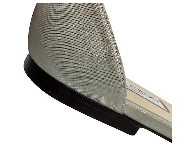 Sandali bassi Jimmy Choo Bella in pelle argento - vista 9