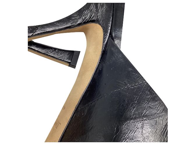 Mules con tacco Jimmy Choo Rya 90 in pelle nera Nero - vista 7