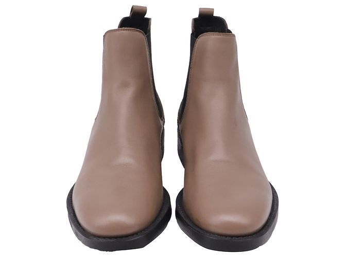 Botines Chelsea Tod's en piel beige - vista 2