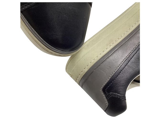 Sneakers basse Prada Sport in pelle nera Nero - vista 11