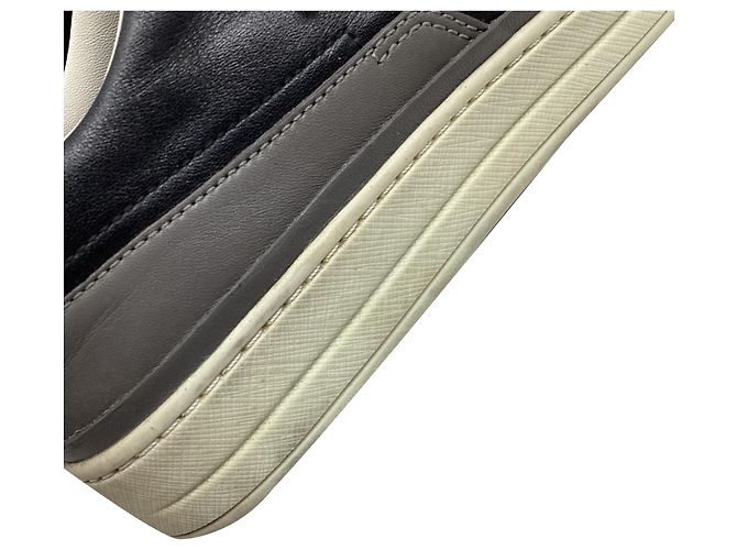 Sneakers basse Prada Sport in pelle nera Nero - vista 14