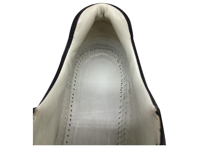 Sneakers basse Prada Sport in pelle nera Nero - vista 8