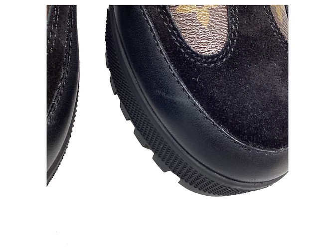 Botas Desert de plataforma Laureate Louis Vuitton en piel negra Castaño - vista 12