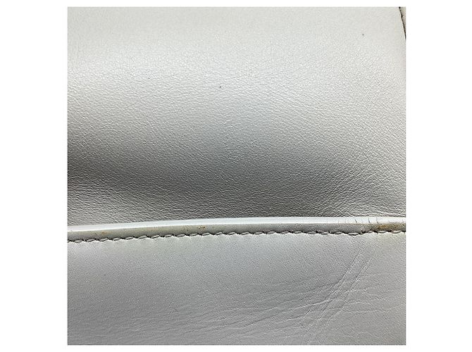 Autre Marque Mala Duffle Classic Saint Laurent em pele branca Branco - vista 16