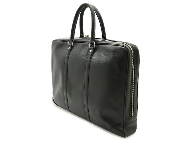 Louis Vuitton Porte Documents Voyage Nero - vista 2