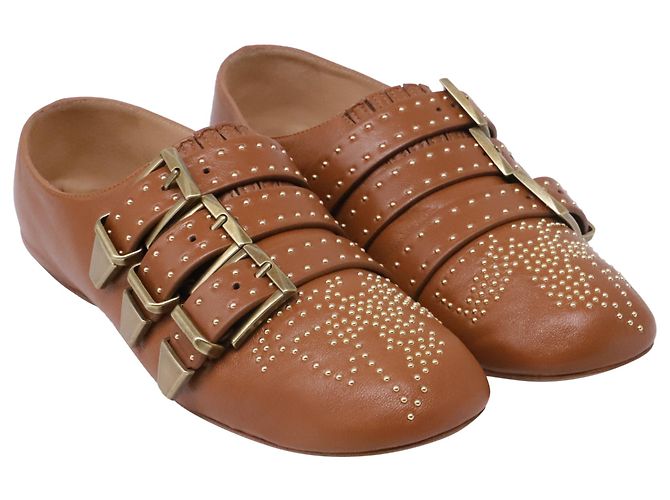Ballerine Chloé Susanna in pelle marrone - vista 2