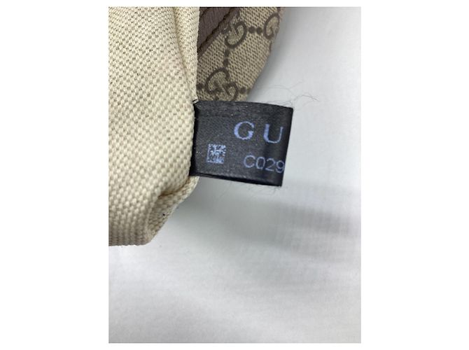 Gucci Small Ophidia Backpack in Beige Coated Canvas Multiple colors - view 17