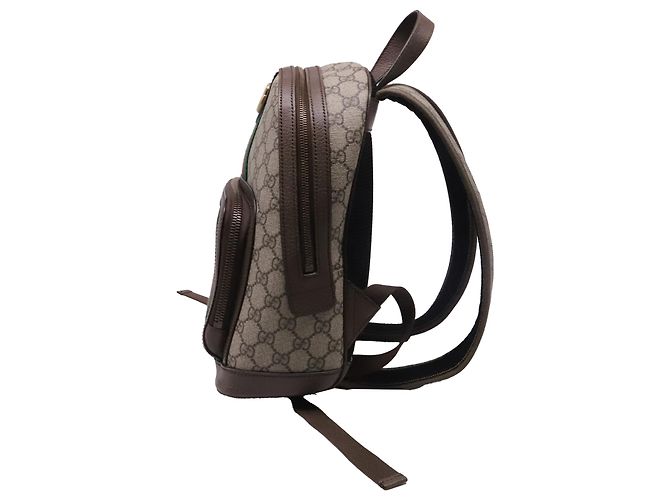 Gucci Small Ophidia Backpack in Beige Coated Canvas Multiple colors - view 3