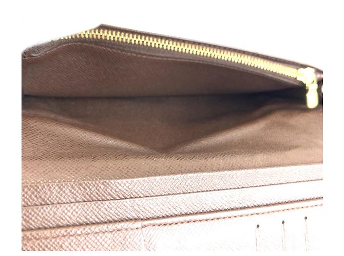 Louis Vuitton Damier Portefeuille Brazza Long Wallet Castaño - vista 8
