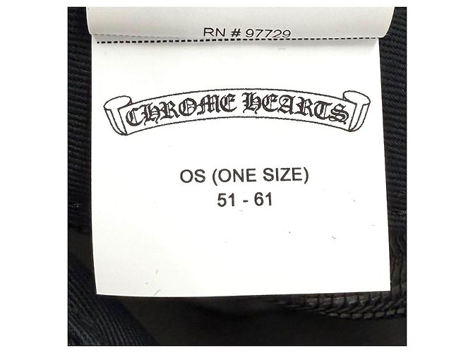 Cappellino Trucker in cotone Chrome Hearts Nero - vista 9