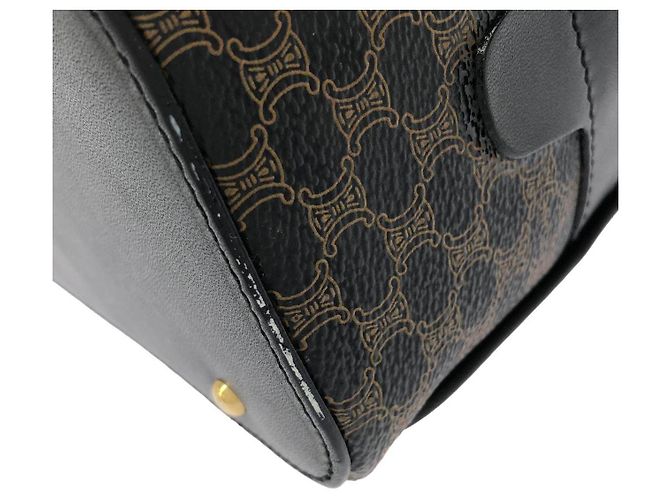 Céline Borsa in tela rivestita Celine Nero - vista 4