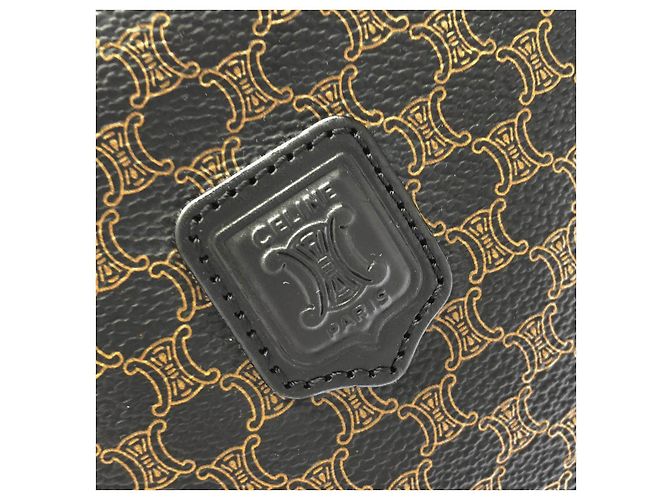 Céline Borsa in tela rivestita Celine Nero - vista 5