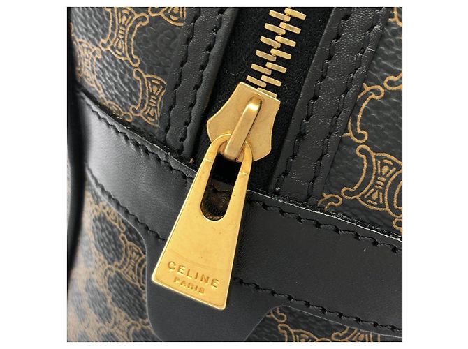 Céline Borsa in tela rivestita Celine Nero - vista 6