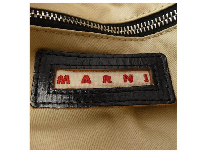 Borsa Tote Marni EAST-WEST Nero - vista 5