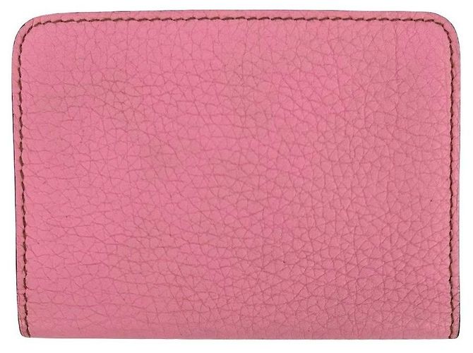 Hermès Portamonete Hermes Dogon Compact Taurillon Clemence Rosa - vista 2