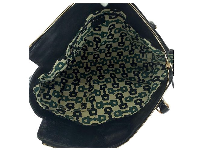 Gucci Abby Shopper Schultertasche aus schwarzem Leder - Ansicht 9