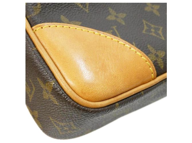 Louis Vuitton Porte-Documents Voyage Monogram Document Bag Metallico Bronzo - vista 3
