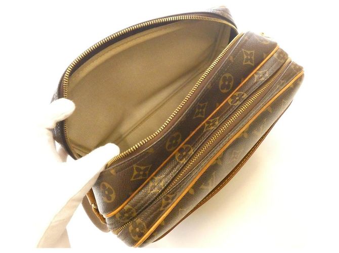 Louis Vuitton Reporter PM Monogram Schultertasche Braun - Ansicht 10