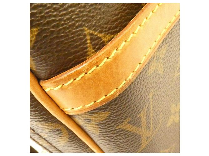 Louis Vuitton Reporter PM Monogram Schultertasche Braun - Ansicht 4