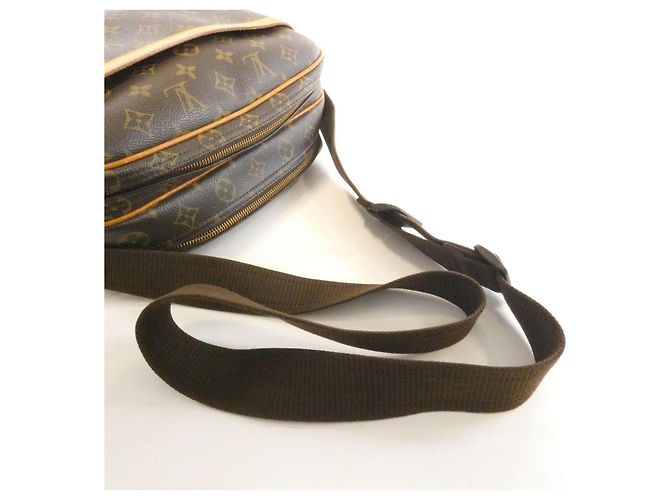 Louis Vuitton Reporter PM Monogram Schultertasche Braun - Ansicht 7