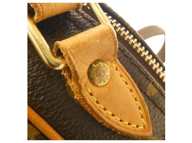 Louis Vuitton Reporter PM Monogram Schultertasche Braun - Ansicht 8