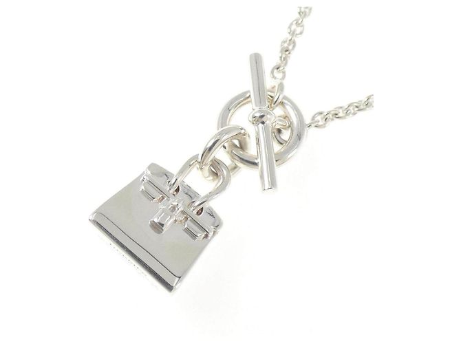 Hermès Collana Hermes Amulette Kelly 925 Silver Argento Metallico - vista 3