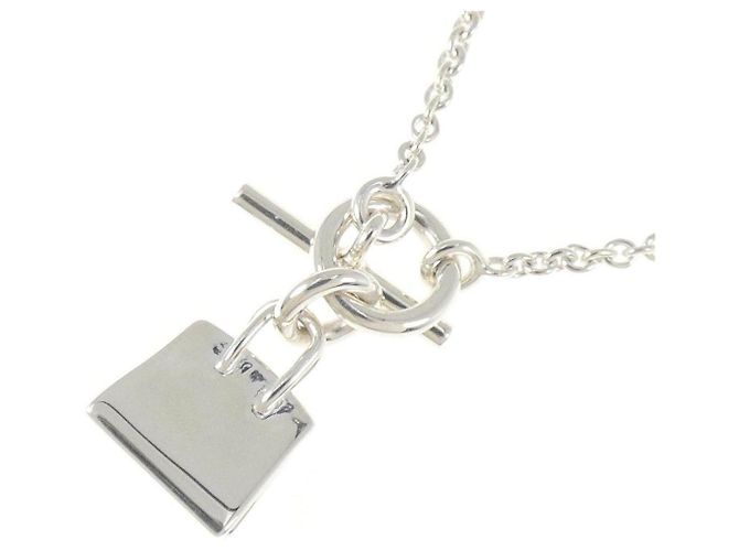 Hermès Collana Hermes Amulette Kelly 925 Silver Argento Metallico - vista 4