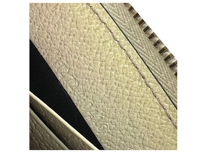 Gucci GG Logo Beige Zip Around Canvas Geldbörse - Ansicht 10