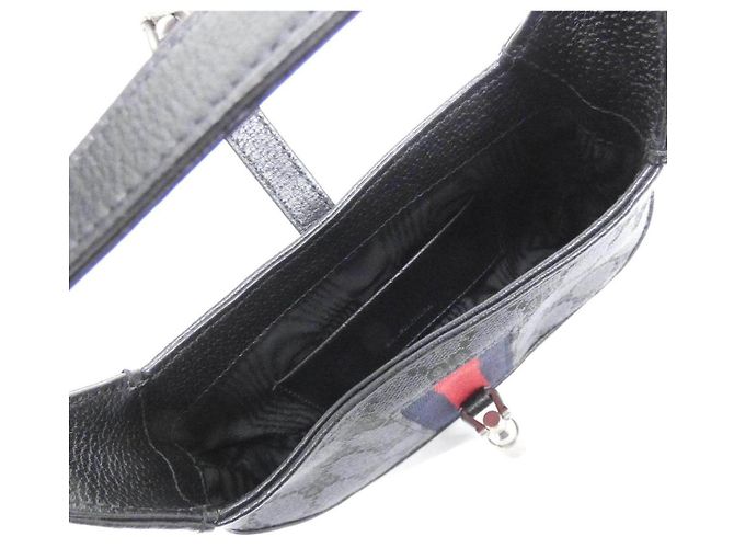 Borsa a tracolla Balenciaga in pelle e tela - vista 7