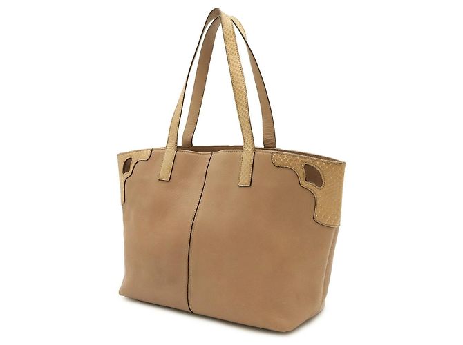 Cartier Marcello de Cartier Python Tote Bag Braun - Ansicht 2