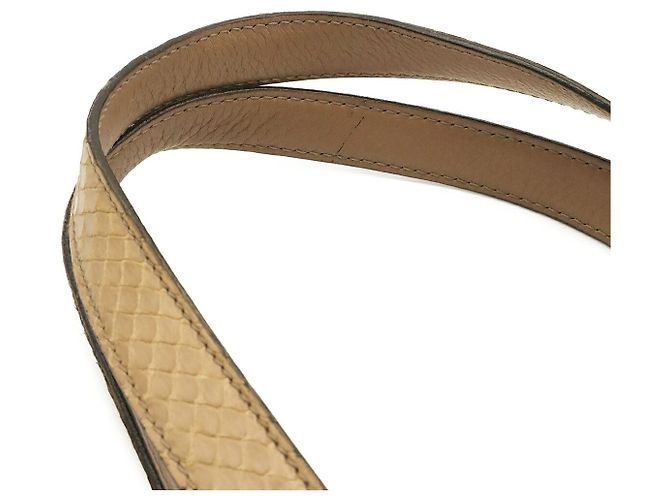 Cartier Marcello de Cartier Python Tote Bag Braun - Ansicht 5
