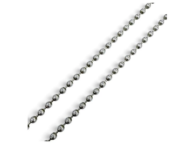 Collana Croce Chrome Hearts 925 Argento Metallico - vista 6