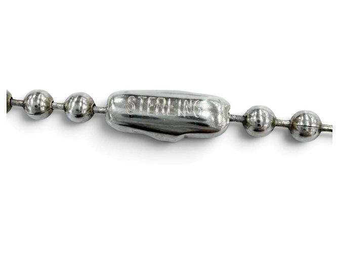 Collana Croce Chrome Hearts 925 Argento Metallico - vista 8