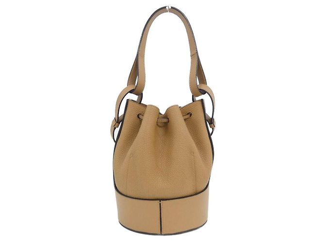 Borsa a tracolla Loewe Balloon Bag Small in vitello Marrone - vista 2
