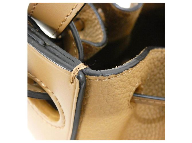 Borsa a tracolla Loewe Balloon Bag Small in vitello Marrone - vista 5