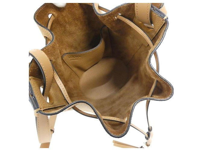 Borsa a tracolla Loewe Balloon Bag Small in vitello Marrone - vista 7