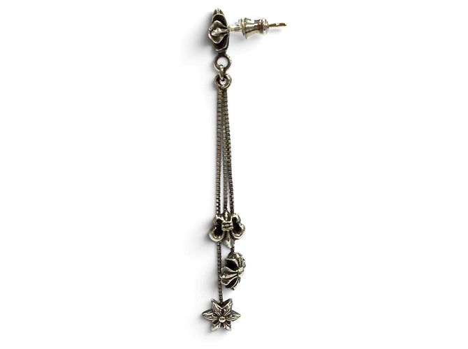 Chrome Hearts JOJO Pierce Silver Earring Silvery Metallic - view 2